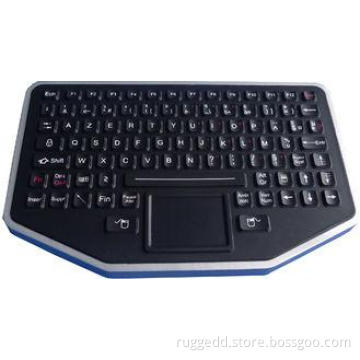Customized Mini 89 key Silicone Industrial Keyboard / rugge